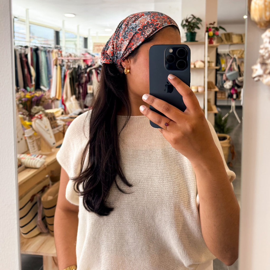 BANDANA FLORES