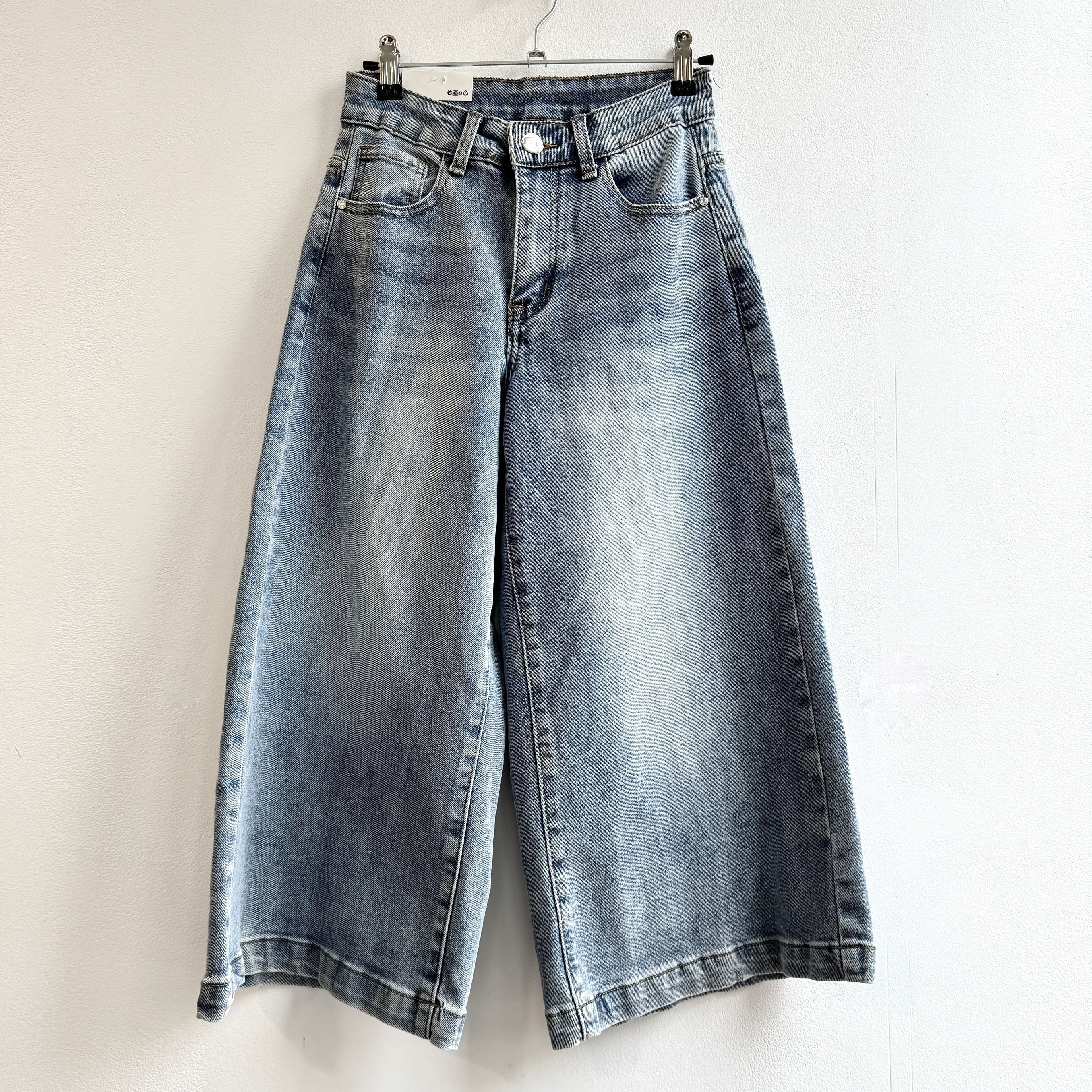 JEANS MIDI WIDELEG CLARITO