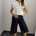JEANS MIDI WIDELEG OSCURO