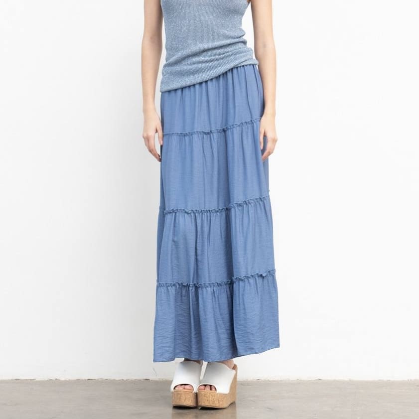 FALDA MAXI VOLANTES