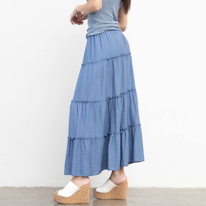 FALDA MAXI VOLANTES