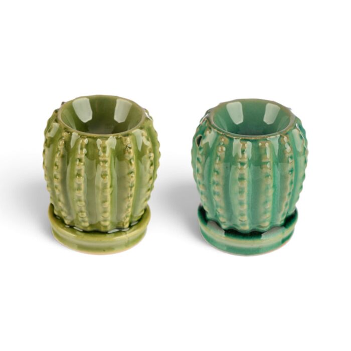 QUEMADOR DE CERA MINI CACTUS