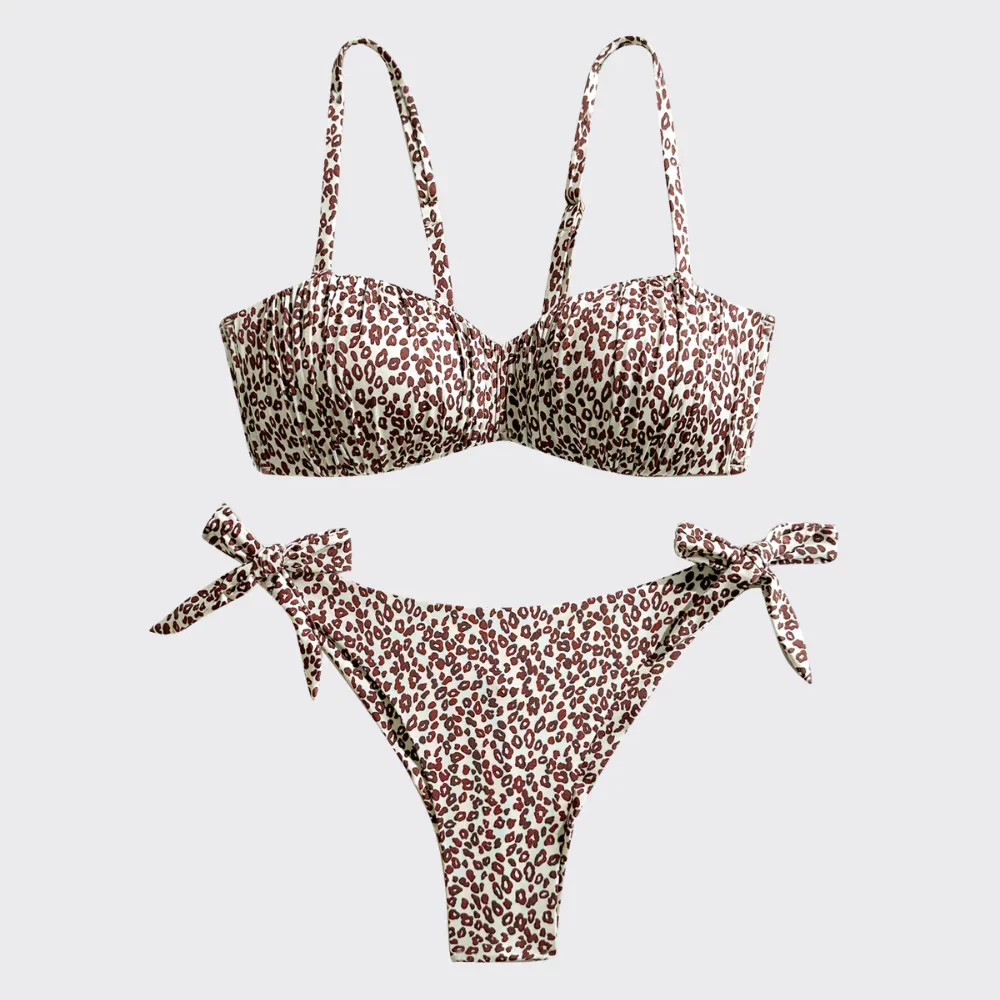 BIKINI LEOPARDO MARRÓN