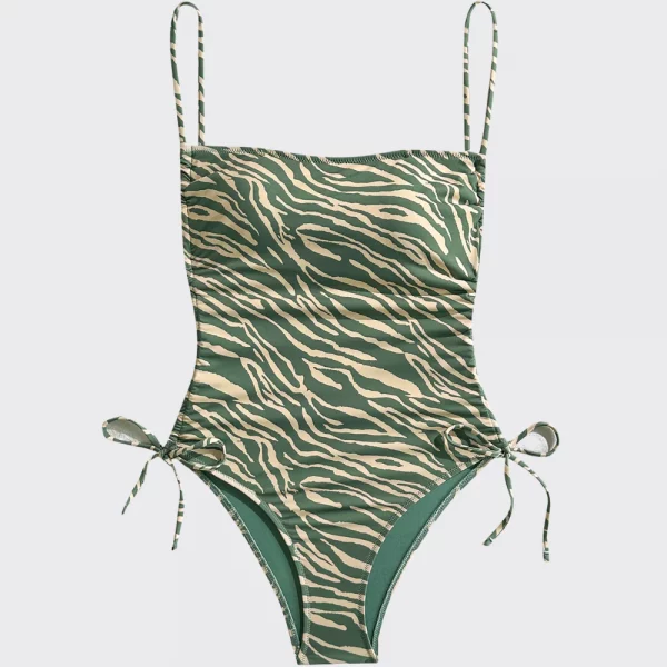 BAÑADOR TIGRESA VERDE