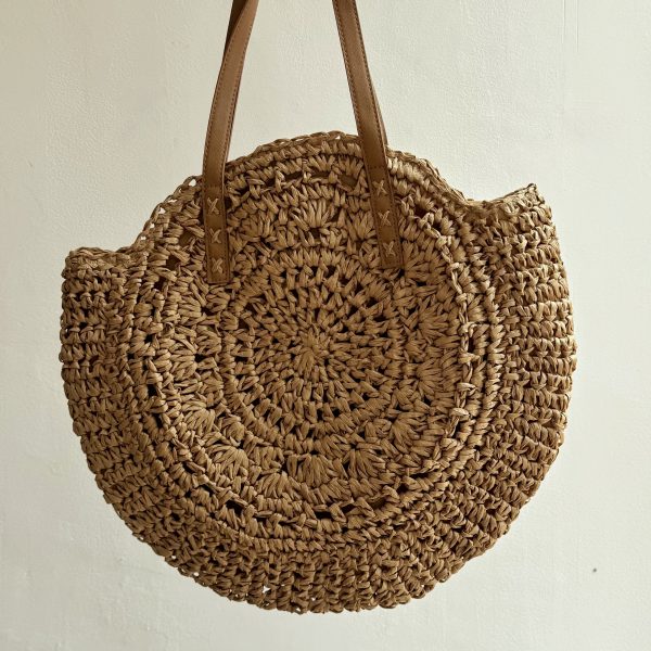 BOLSO RAFIA GRANDE MARRÓN