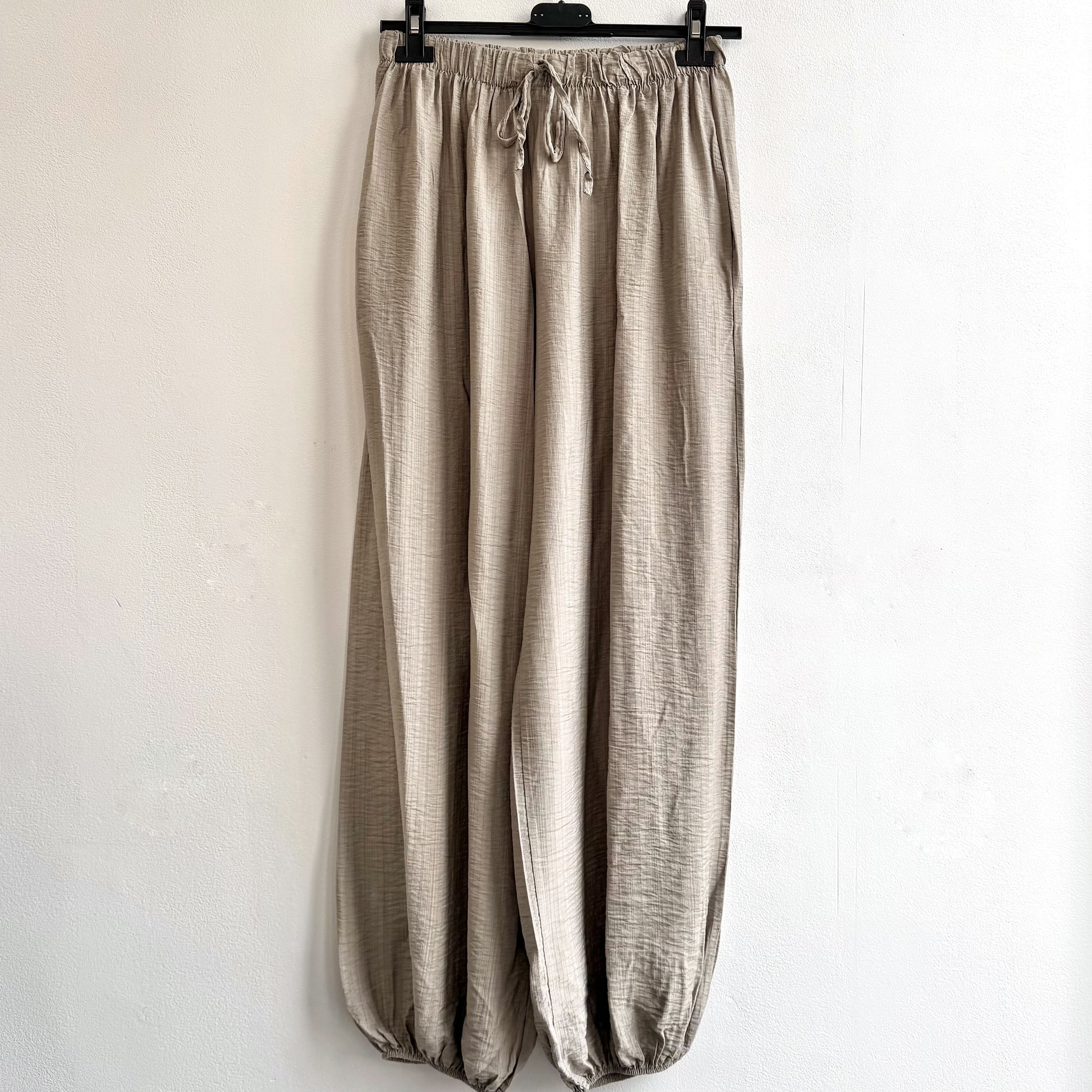 PANTALÓN BOMBACHO BEIGE - Imagen 3