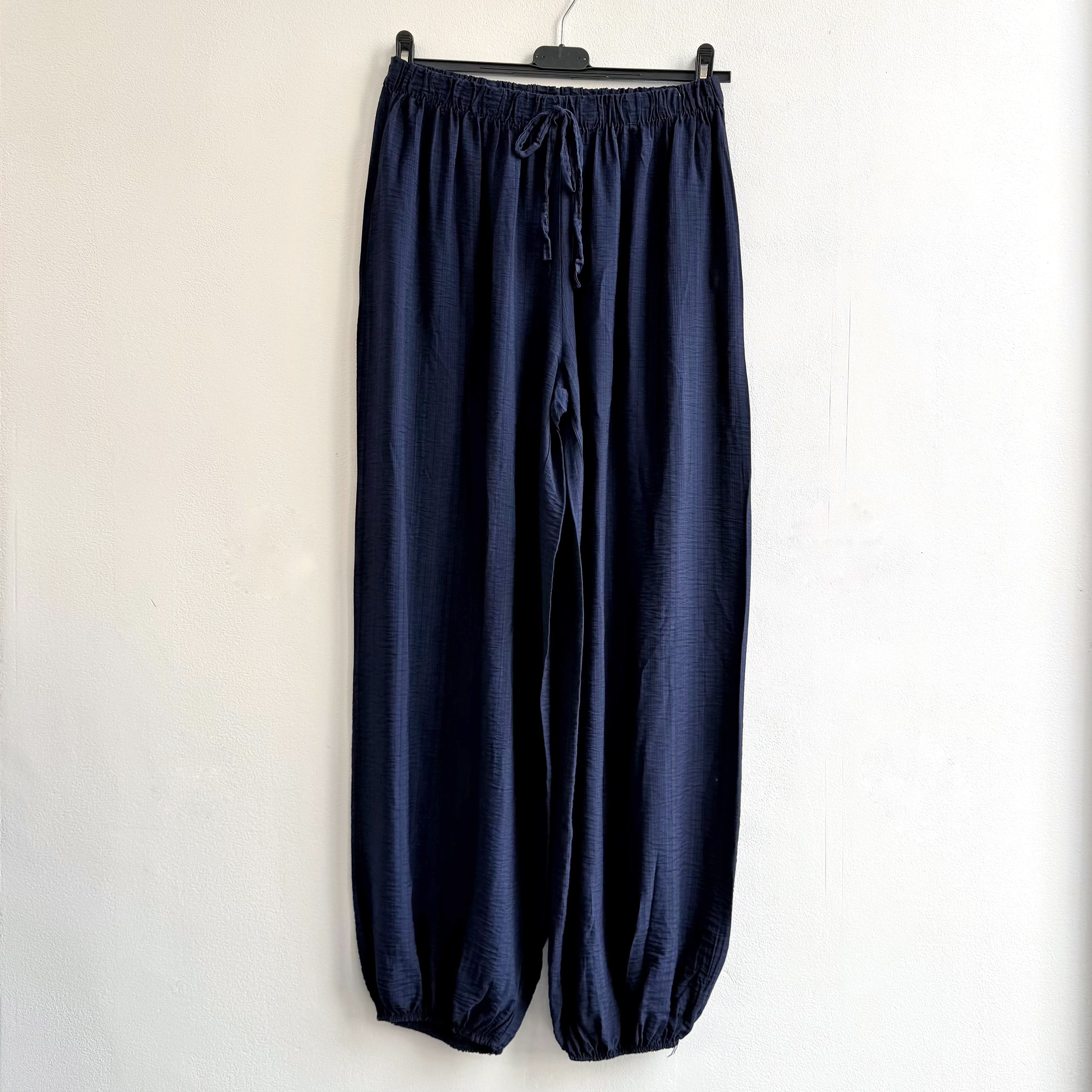 PANTALÓN BOMBACHO AZUL MARINO - Imagen 2