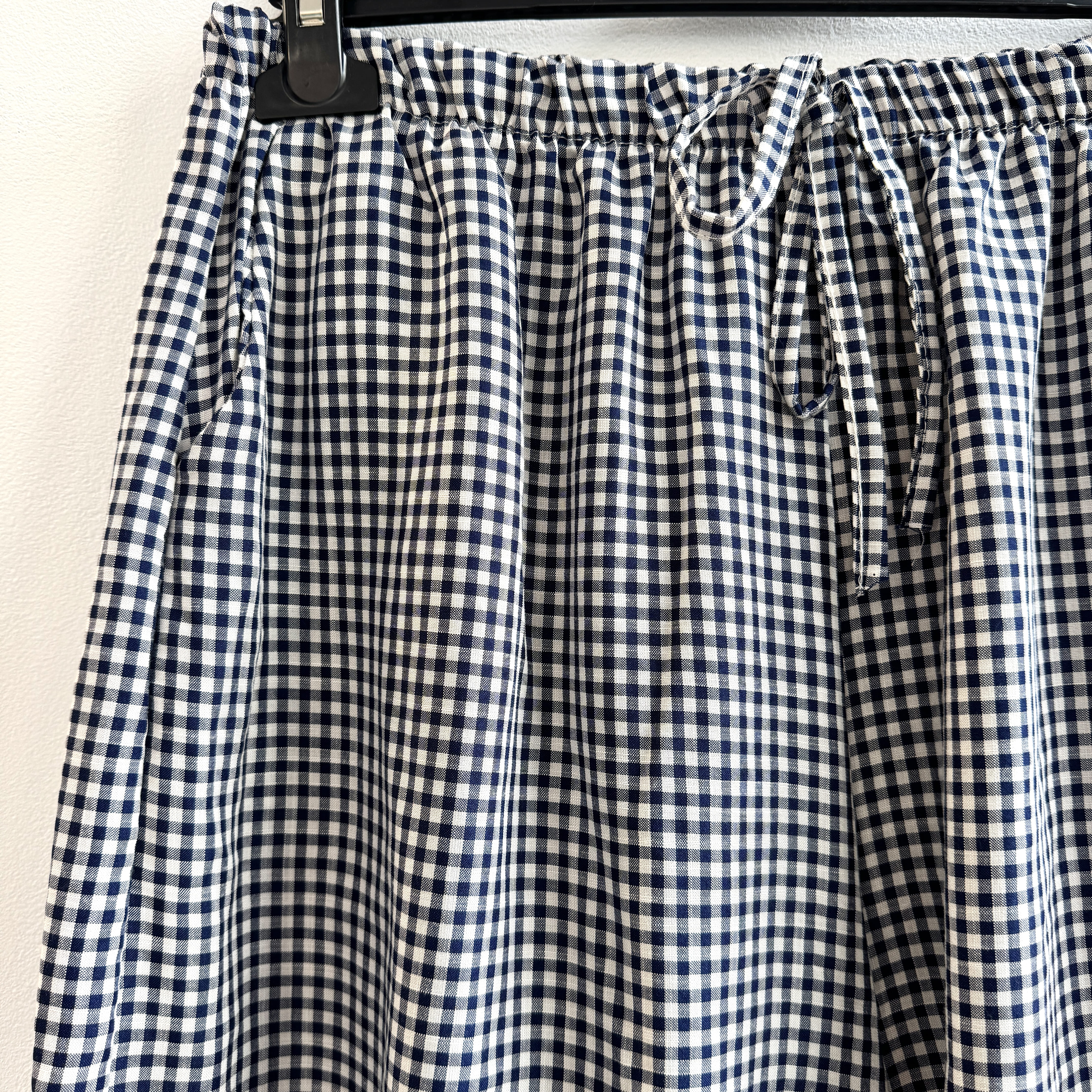 PANTALÓN BOMBACHO CUADROS AZUL - Imagen 2