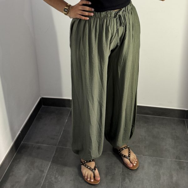 PANTALÓN BOMBACHO VERDE